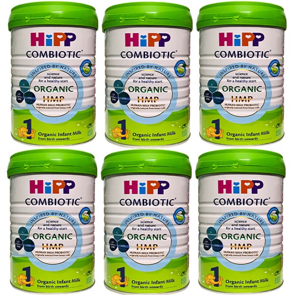 Thùng Sữa Hipp Combiotic số 1 lon 800g cho trẻ 0-6 tháng tuổi