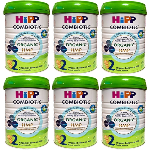 Thùng Sữa Hipp Combiotic số 2 lon 800g cho trẻ 6-12 tháng tuổi
