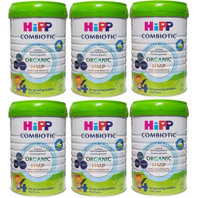 Thùng sữa HiPP Junior Combiotic số 4 lon 800g, trên 3 tuổi