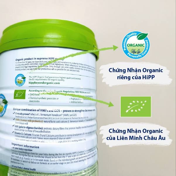 chương trình khuyến mãi sữa Hipp Organic đức