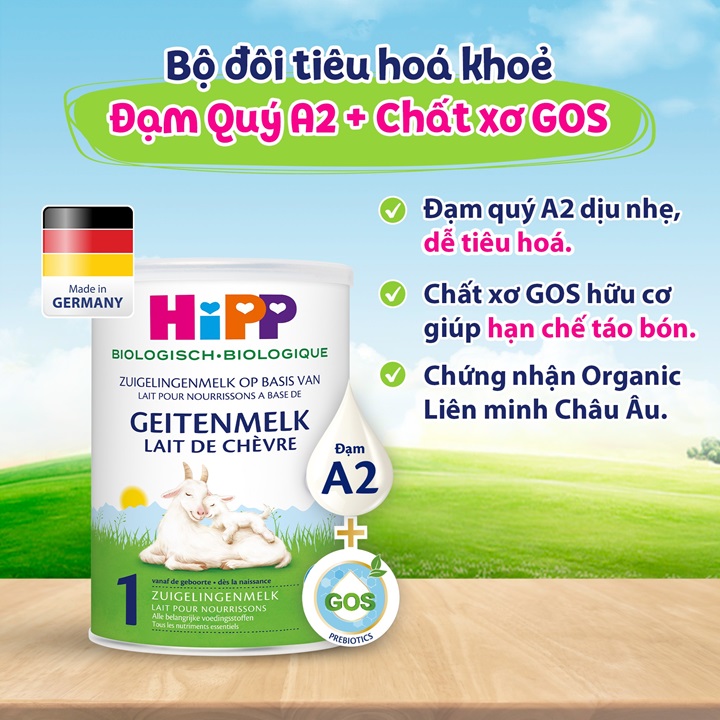 chương trình khuyến mãi sữa Hipp Organic đức