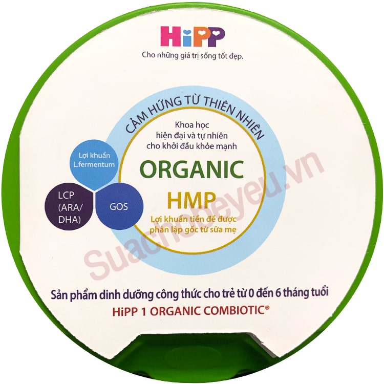 Sữa Hipp Combiotic số 1 lon 800g cho trẻ từ 0-6 tháng tuổi