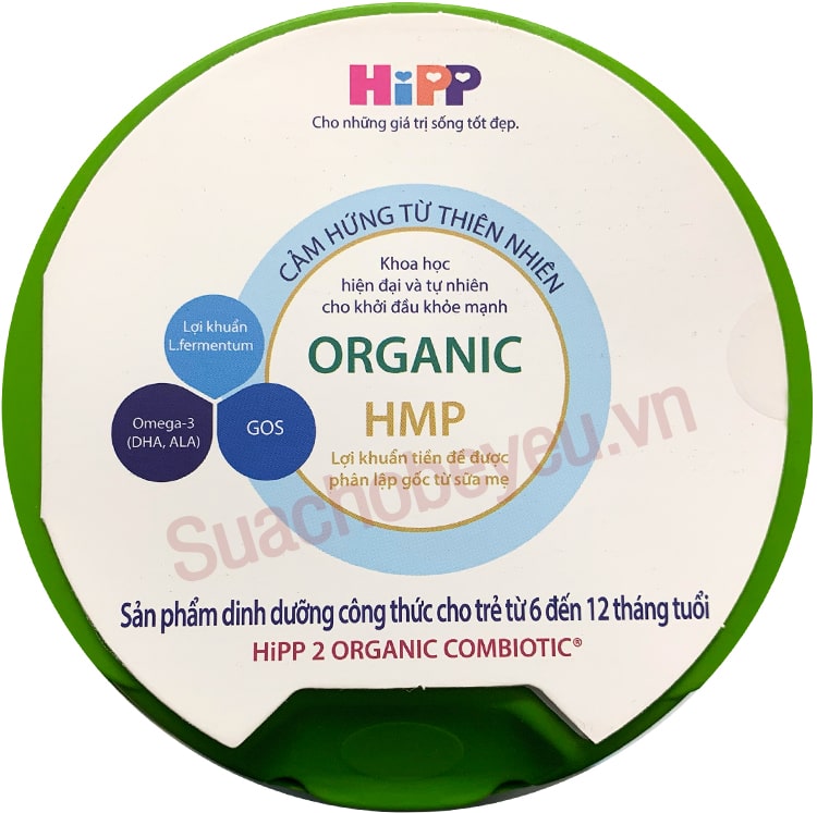 Sữa Hipp Combiotic số 2 lon 800g cho trẻ 6-12 tháng tuổi