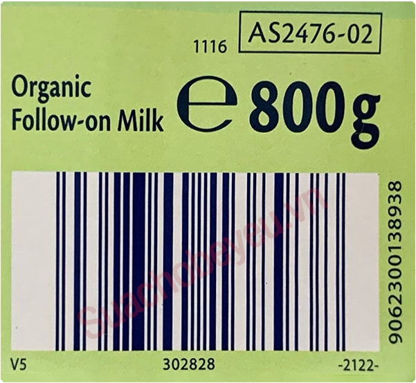 Sữa Hipp Combiotic số 2 lon 800g cho trẻ 6-12 tháng tuổi