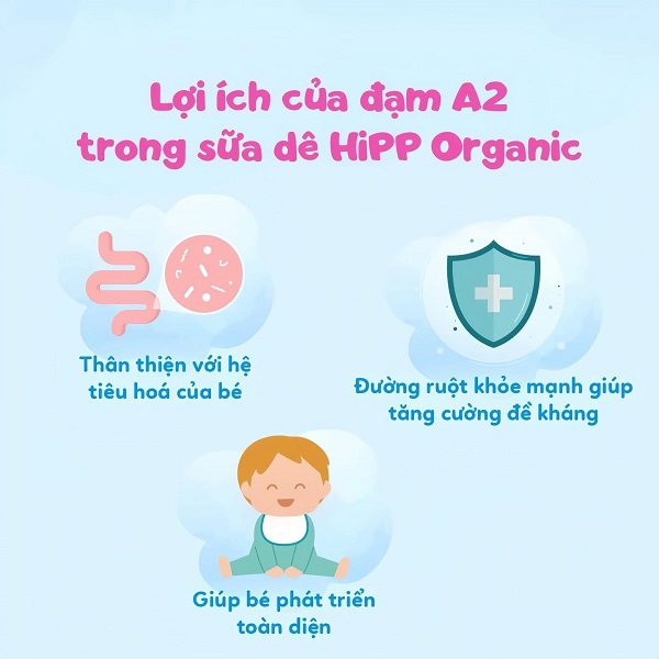 Sữa Dê Hipp Organic số 2 lon 400g cho trẻ 6-12 tháng