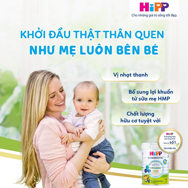 Sữa Hipp Combiotic số 1 lon 800g cho trẻ từ 0-6 tháng tuổi