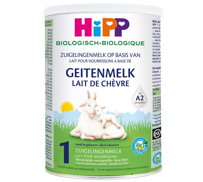Sữa Dê Hipp Organic số 1 lon 400g cho trẻ 0-6 tháng