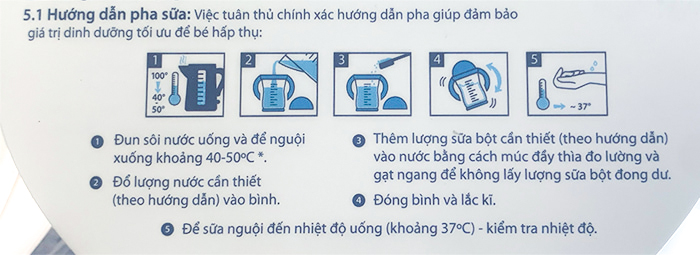 Cách pha sữa hữu cơ HiPP Combiotic số 1