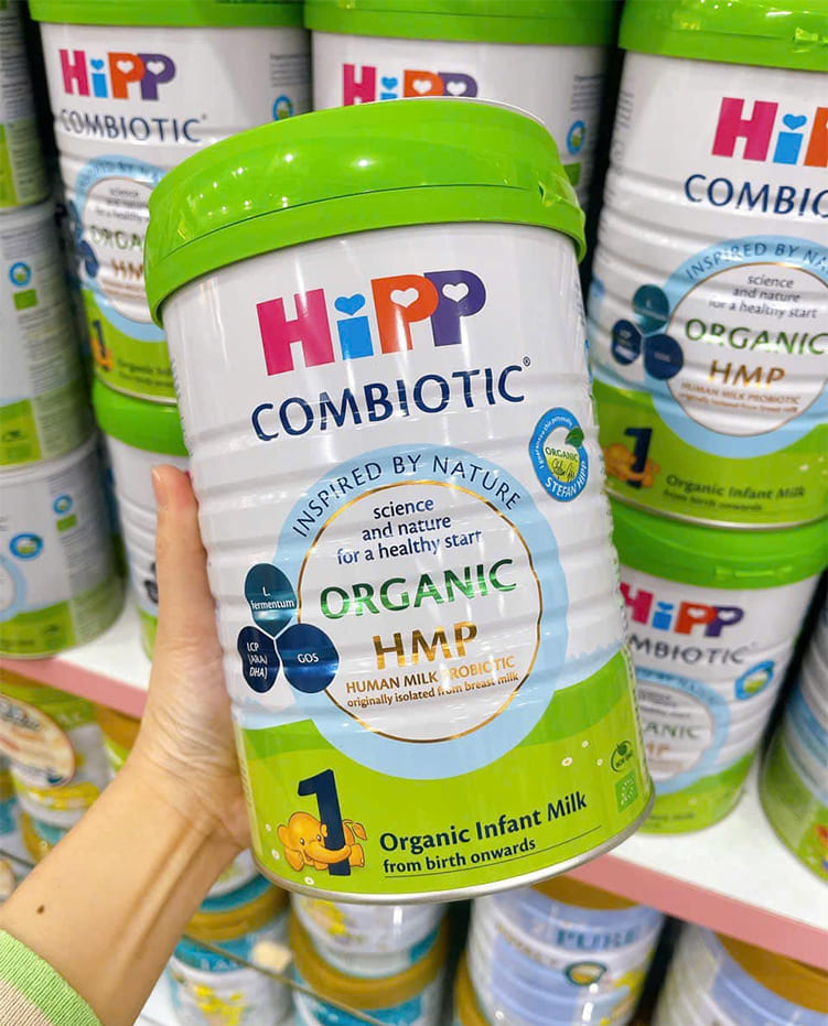 Cách pha sữa hữu cơ HiPP Combiotic số 1