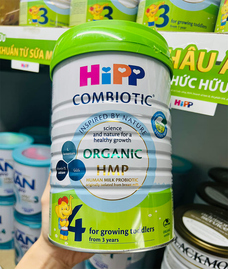 Cách pha sữa hữu cơ HiPP Combiotic số 4