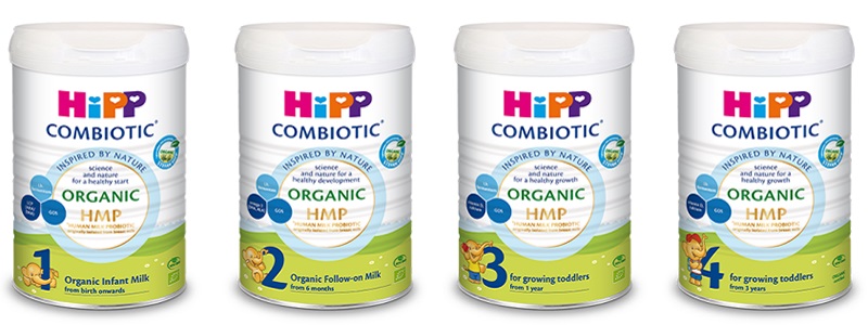 Sữa Hipp gồm những loại nào